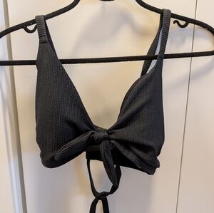 Black Bathing Suit Top - D Cups